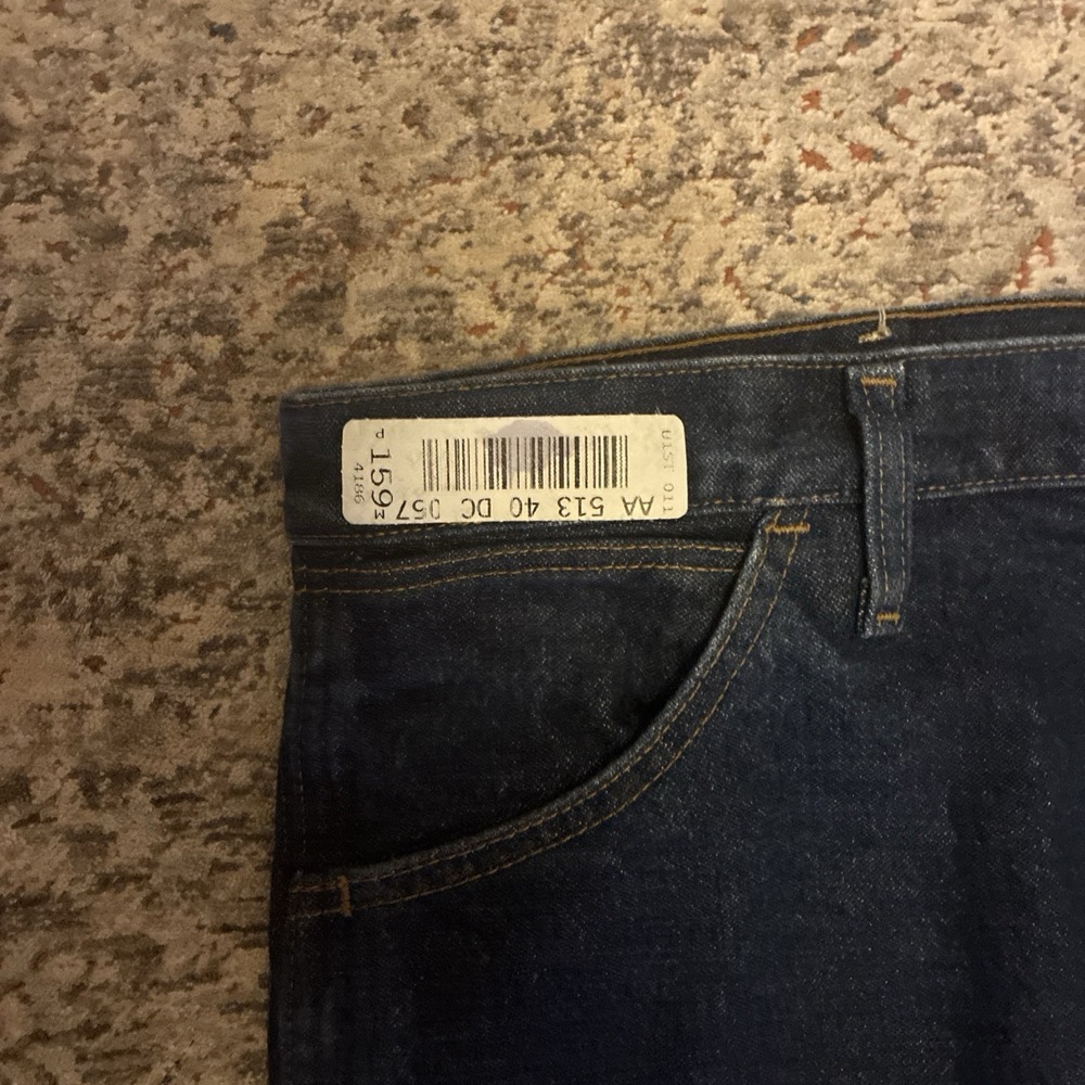 New Men's Wrangler Flame Resistant 13 Original Jeans Size 42X32 NWOT - Picture 5 of 7